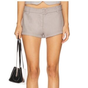 Lioness Gray Mini Shorts